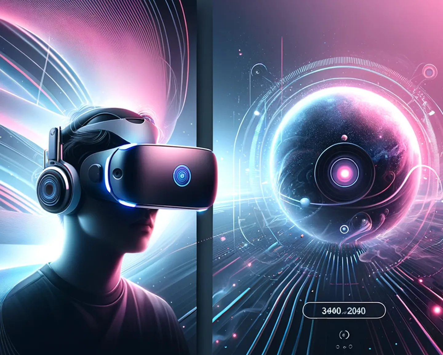 a man wearing a headset